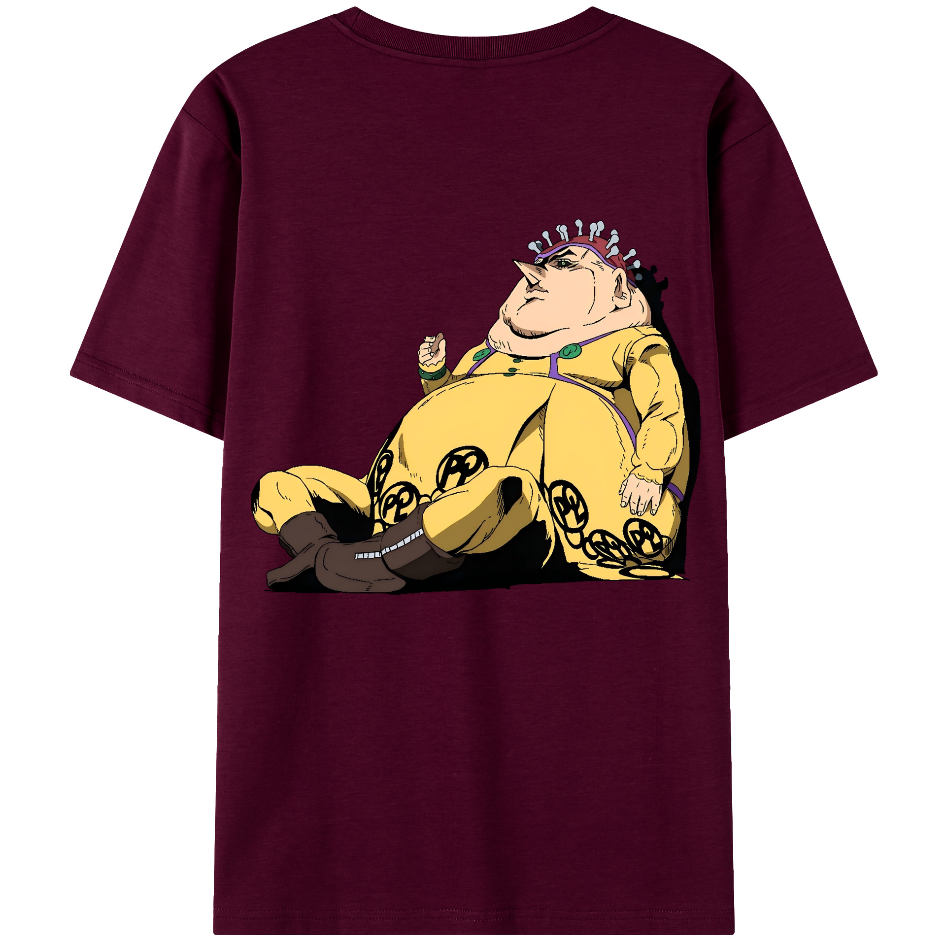 （画像用） ジョジョの奇妙な冒険 ポルポ JoJo's Bizarre Adventure Polpo レディース半袖Tシャツ(バックプリント)